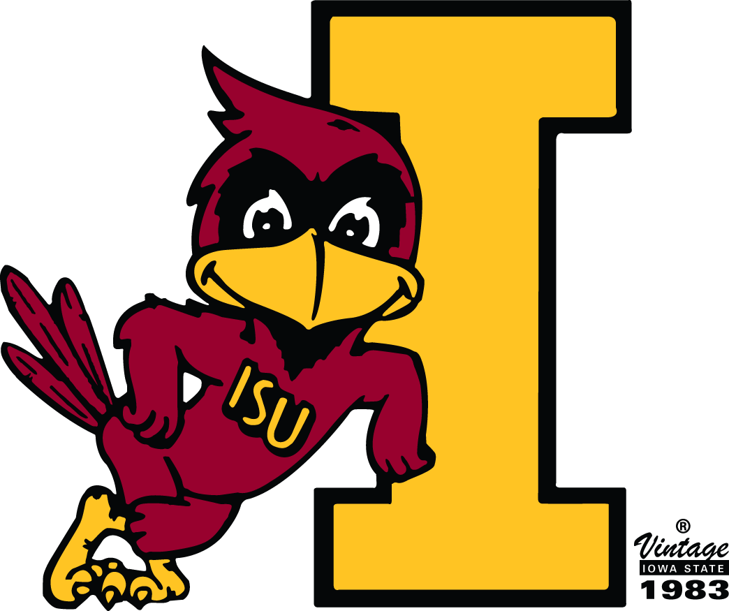 Iowa State Cyclones 1983-1995 Alternate Logo v2 diy DTF decal sticker